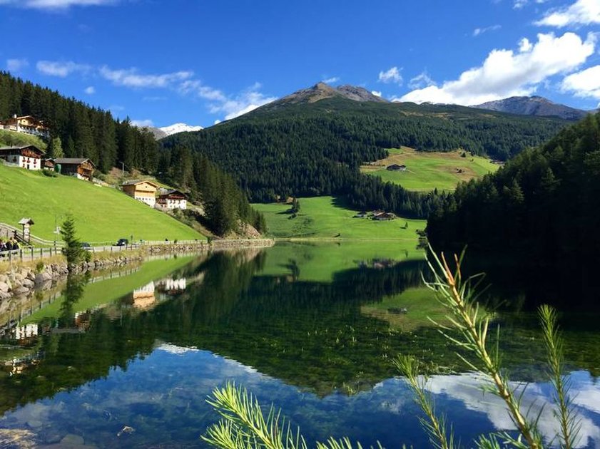 Kalendermotiv im Sarntal: Durnholzer See