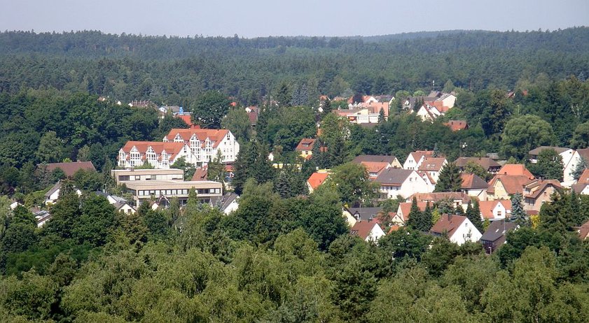 Panoramablick auf Rückersdorf